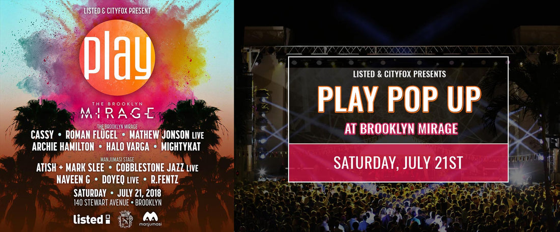 A Line Called K - NYC Pop Up - Listed & Cityfox PLAY: Cassy, Roman Flügel, Atish & More at Brooklyn Mirage