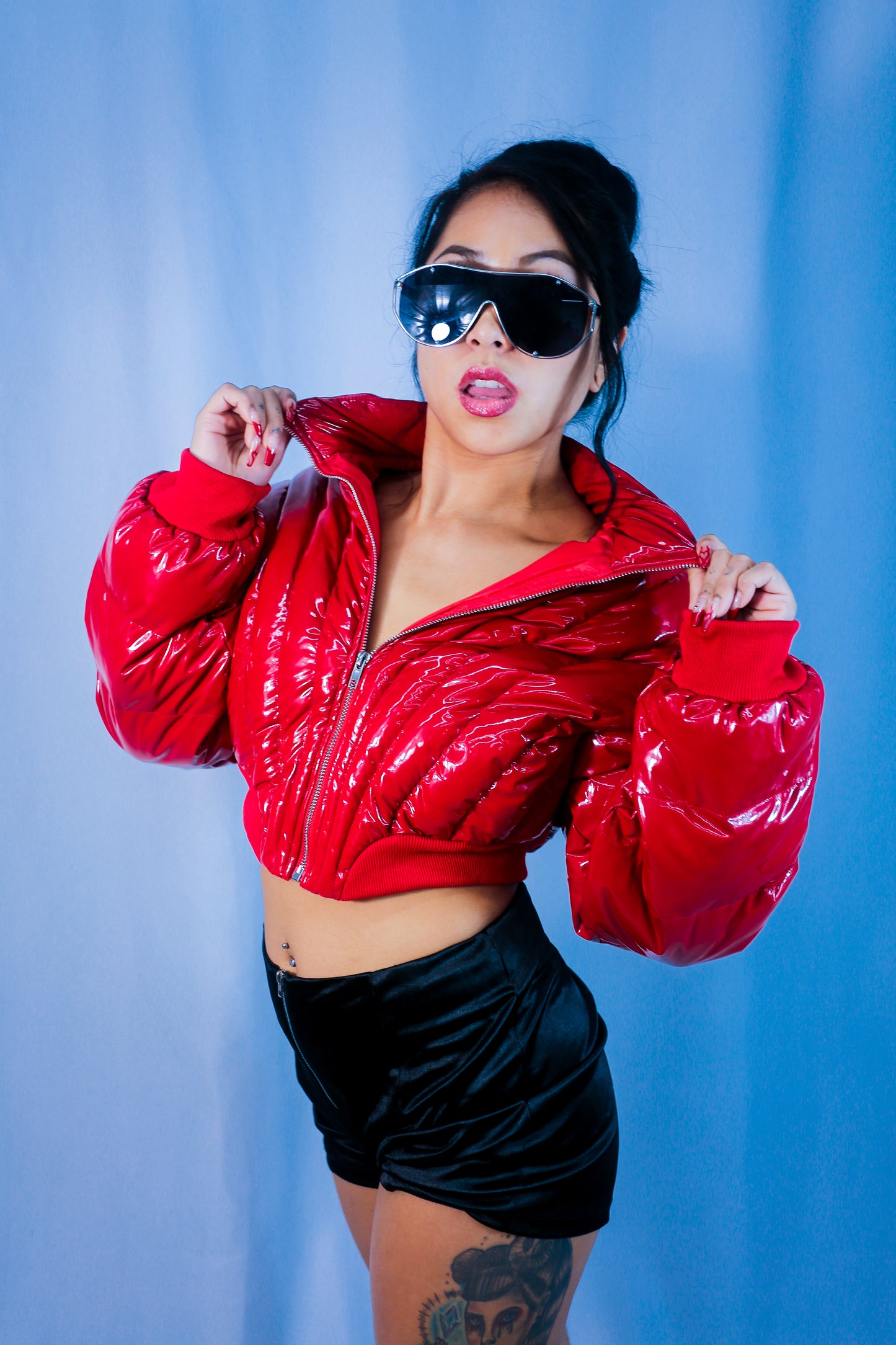Supernova Bomber Jacket - Red