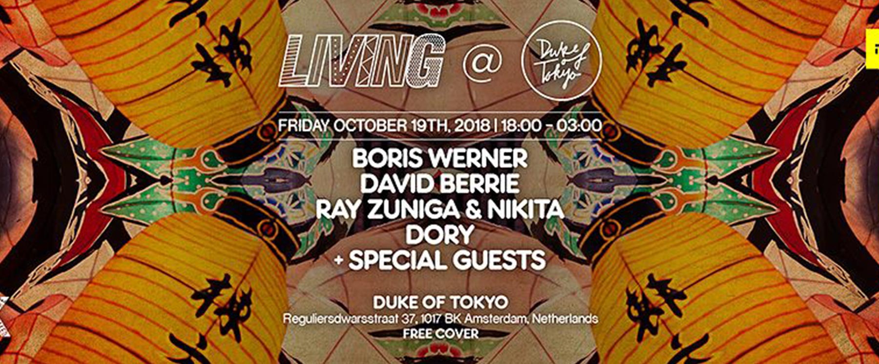 AMSTERDAM - LIVING at Duke of Tokyo - ADE 2018