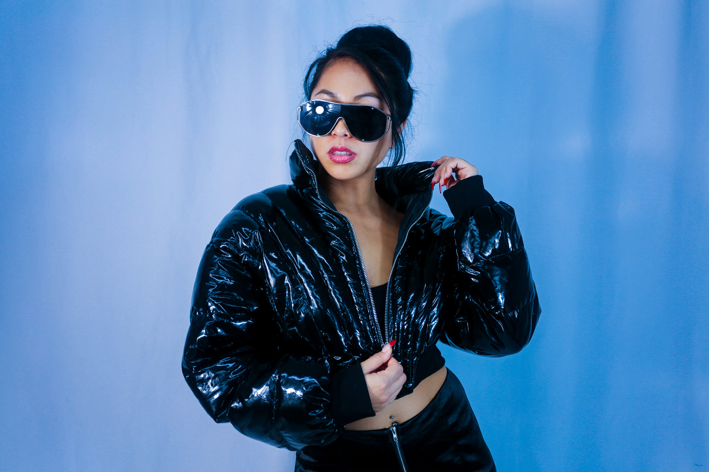 Supernova Bomber Jacket - Black