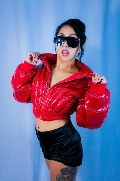 Supernova Bomber Jacket - Red