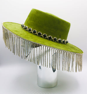 Florence Crystal Fringe Hat