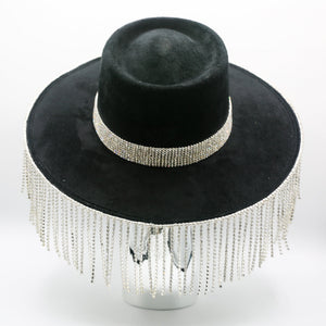 Chloe Crystal Fringe Hat