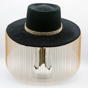 Yasmin Metal Fringe Hat